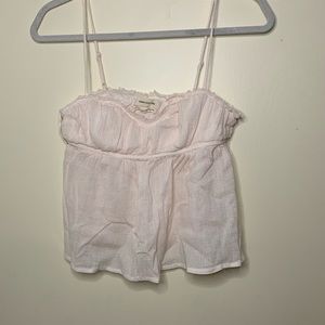 Urban Outfitters UO Liv Ruched Babydoll Cami